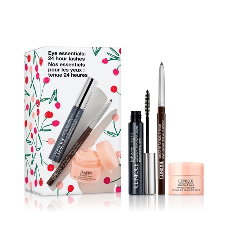 SET CLINIQUE EYE ESSENTIALS: 24 HR LASHES - 1
