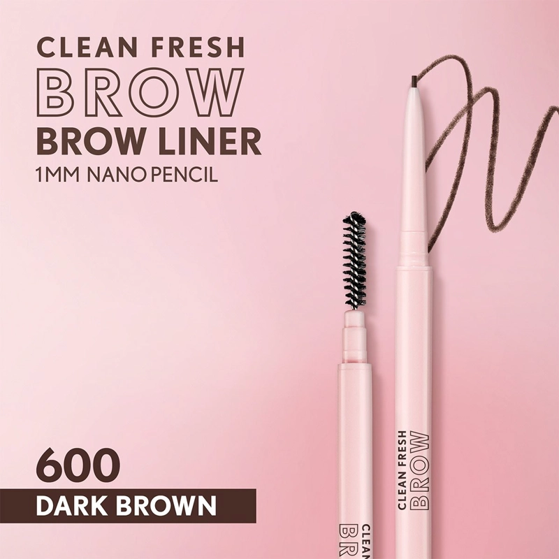 LÁPIZ COVERGIRL CLEAN FRESH BROW LINER NANO PENCIL DARK BROWN - 5