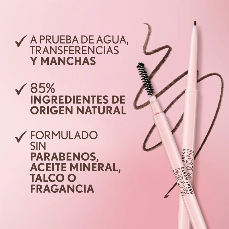 LÁPIZ COVERGIRL CLEAN FRESH BROW LINER NANO PENCIL DARK BROWN - 8