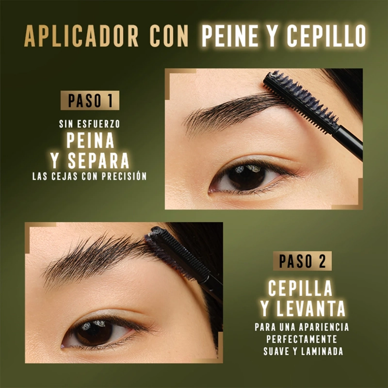 MÁSCARA DE CEJAS MAX FACTOR MASTERPIECE DIVINE BROW LAMINATION CLEAR - 3