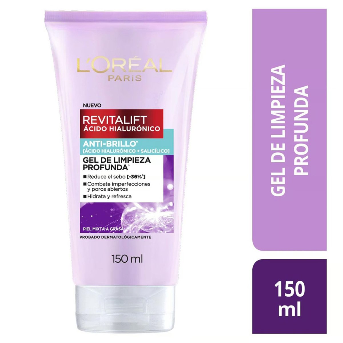 PACK L'ORÉAL CREMA GEL HUMECTANTE + GEL LIMPIADOR - 2