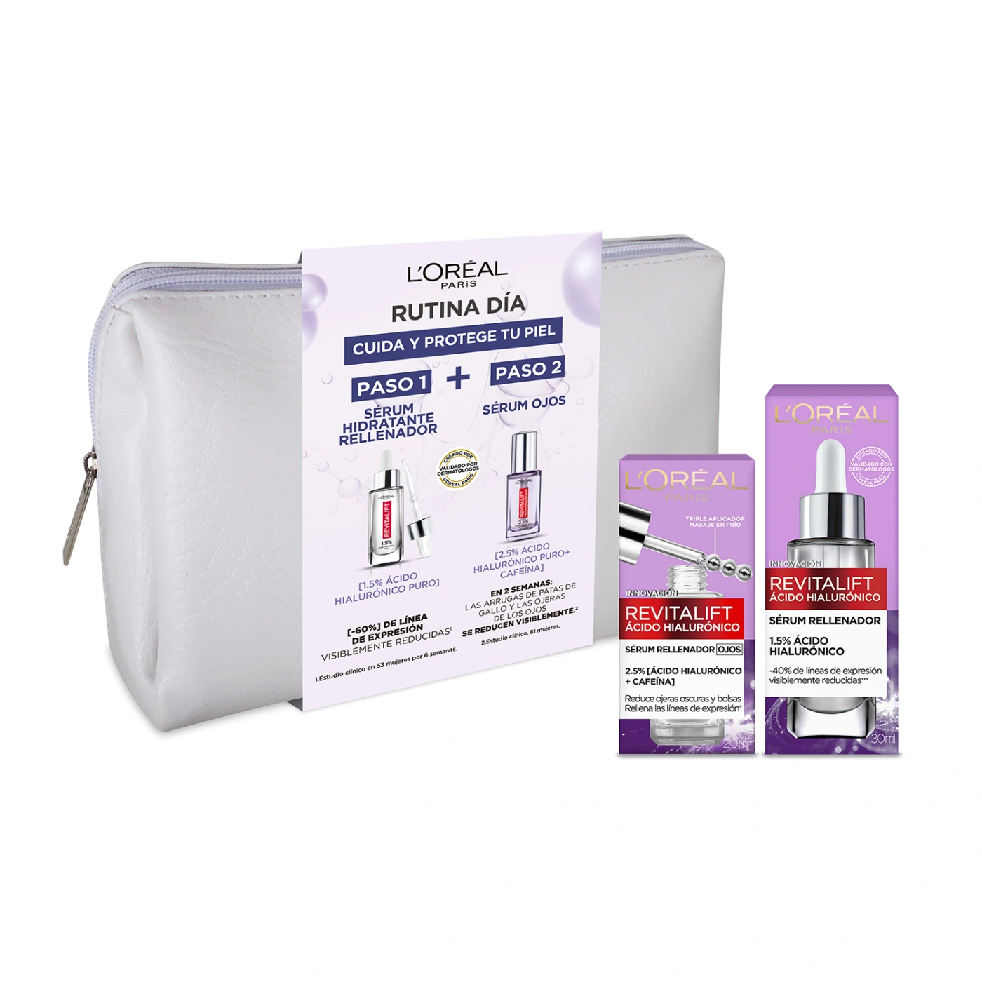 PACK L'ORÉAL SÉRUM ROSTRO + SÉRUM OJOS REVITALIFT - 1