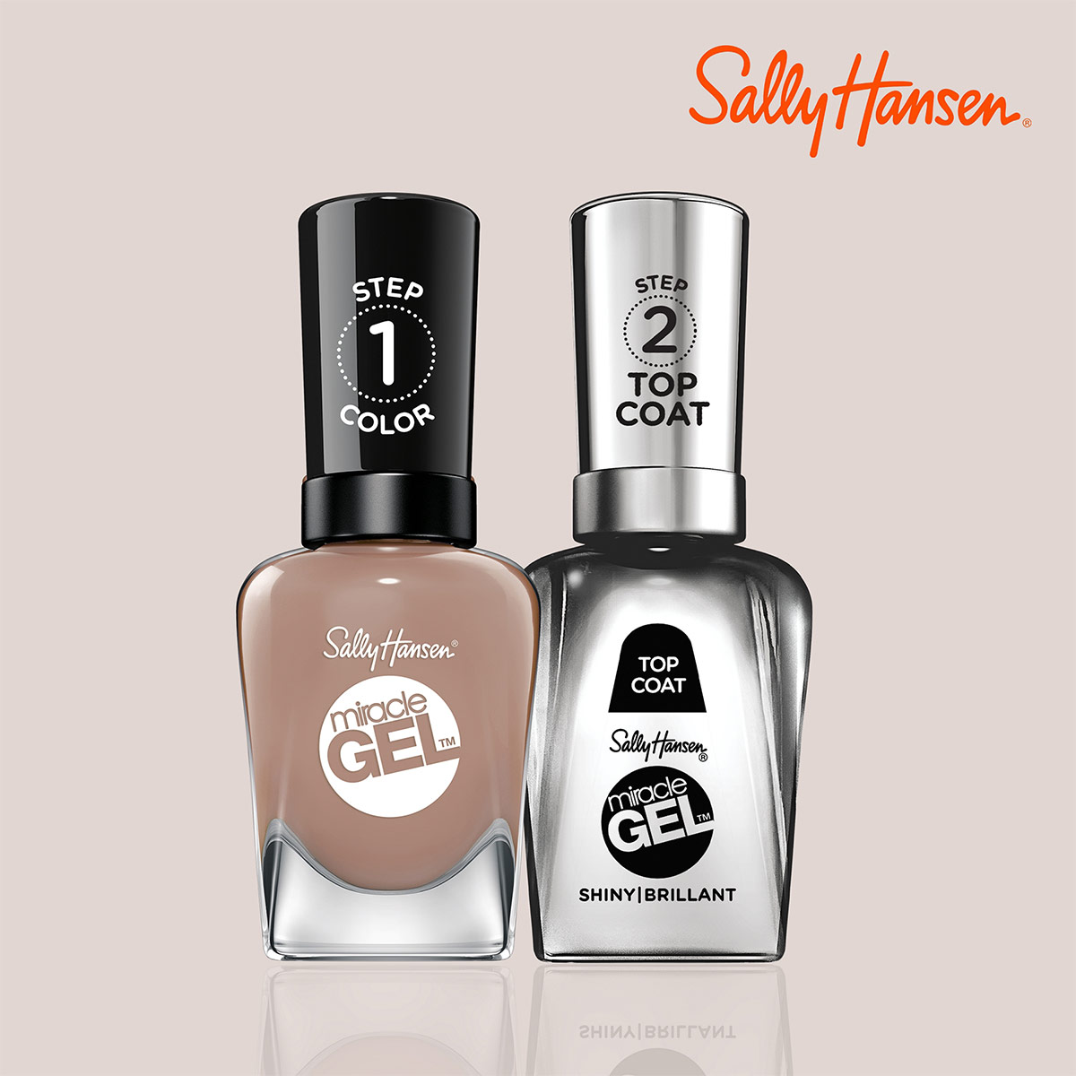 ESMALTE DE UÑAS SALLY HANSEN MIRACLE GEL MOCHA ME CRAZY - 5
