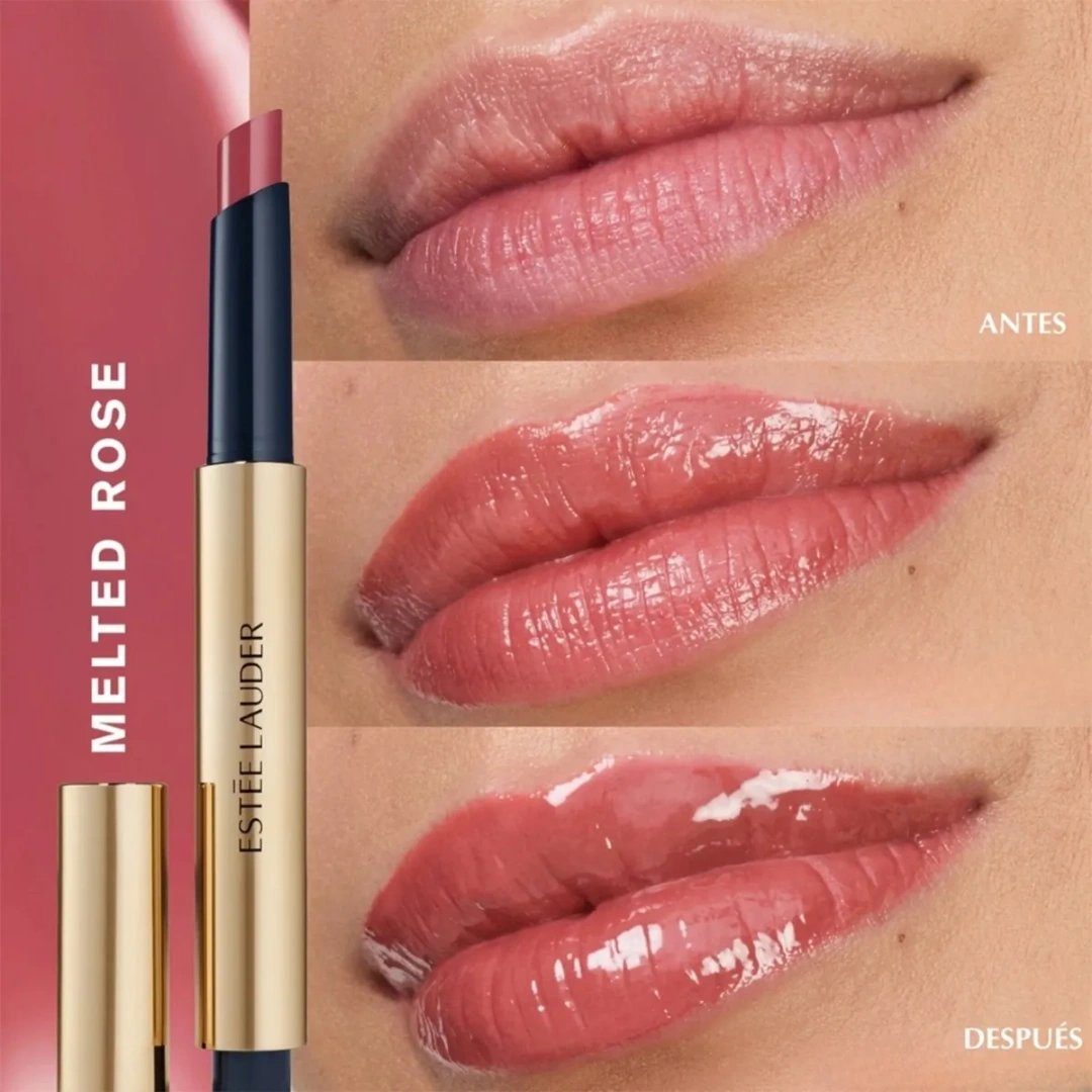 LABIAL ESTEE LAUDER PURE COLOR MELT ON STICK MELTED ROSE - 3