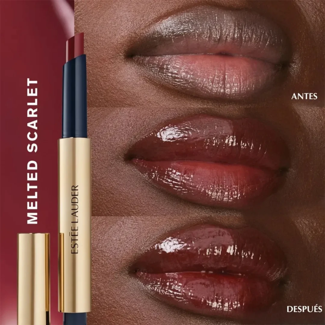 LABIAL ESTEE LAUDER PURE COLOR MELT ON STICK MELTED SCARLET - 3