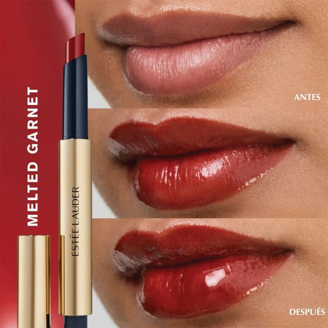 LABIAL ESTEE LAUDER PURE COLOR MELT ON STICK MELTED GARNET - 3
