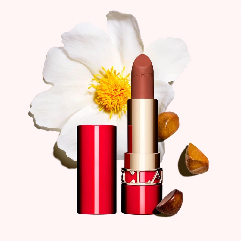 LABIAL CLARINS JOLI ROUGE 784 VELVET PRALINE NUDE - 7