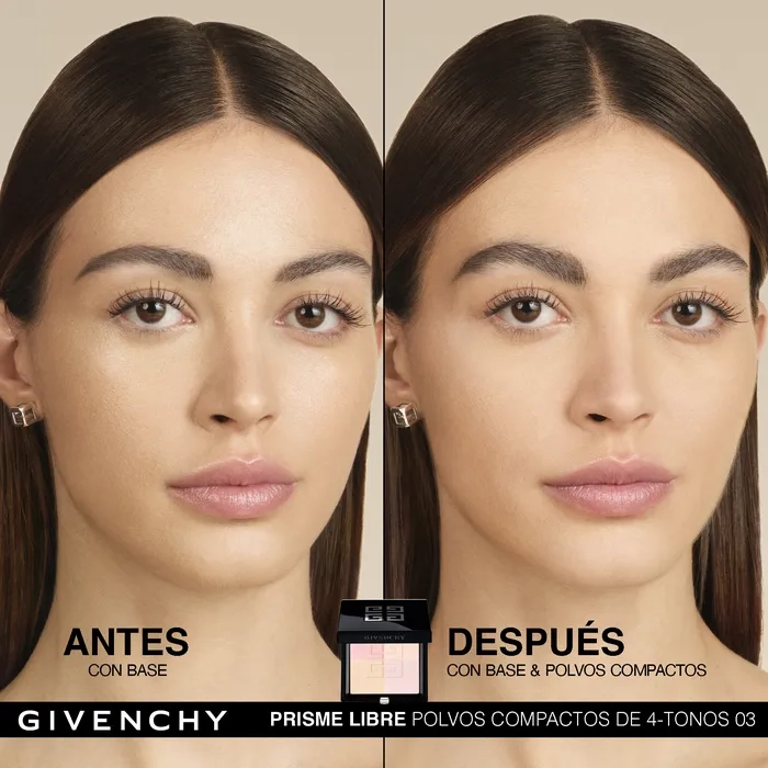 POLVO GIVENCHY COMPACTO PRISME LIBRE N03 VOILE ROSÉ - 5