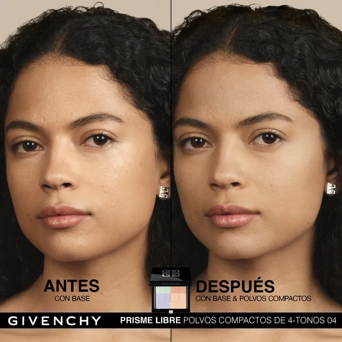POLVO GIVENCHY COMPACTO PRISME LIBRE N04 MOUSSELINE ACIDULÉE - 5