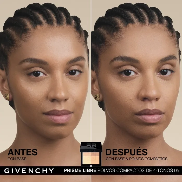 POLVO GIVENCHY COMPACTO PRISME LIBRE N05 POPELINE MIMOSA - 5