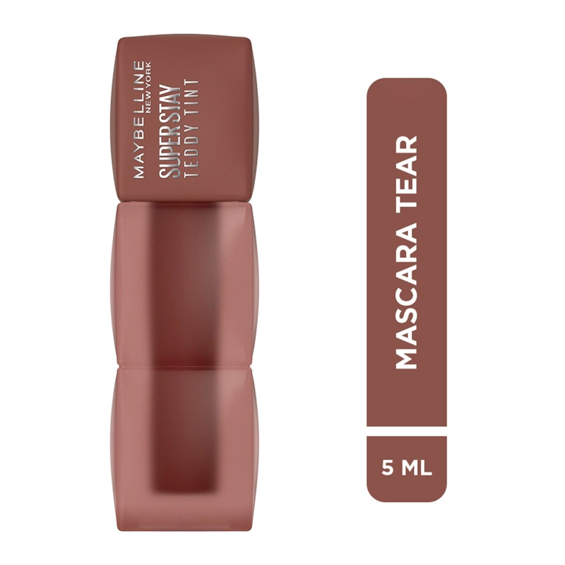 TINTA DE LABIOS MAYBELLINE SUPER STAY TEDDY TINT MASCARA TEAR 5 ML - 1