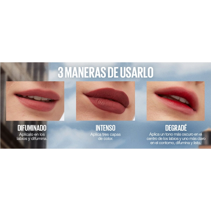 TINTA DE LABIOS MAYBELLINE SUPER STAY TEDDY TINT BABY TEE 5 ML - 9