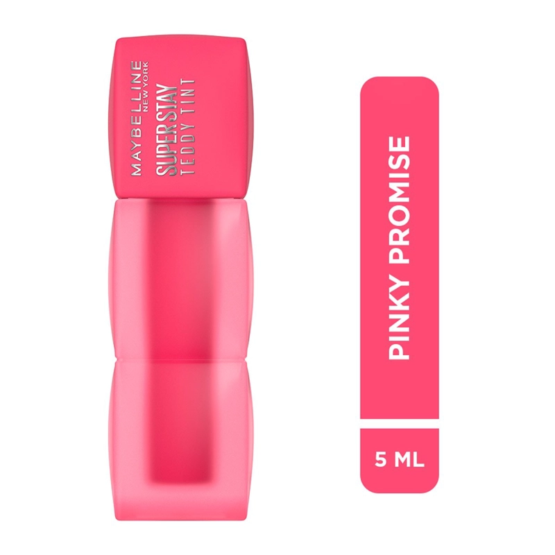TINTA DE LABIOS MAYBELLINE SUPER STAY TEDDY TINT PINKY PROMISE 5 ML - 1
