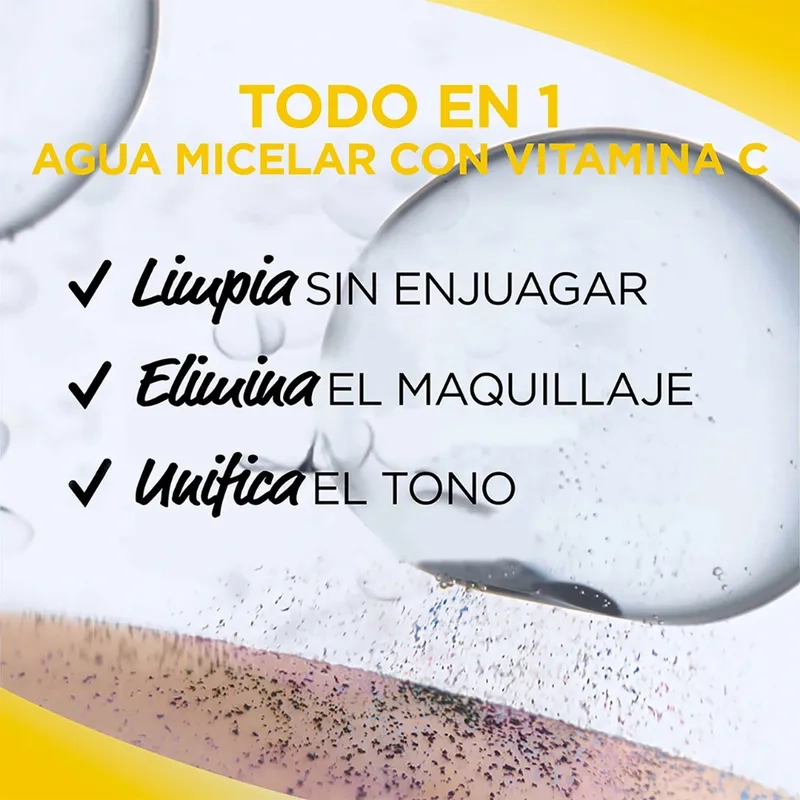 AGUA MICELAR ROSTRO GARNIER EXPRESS ACLARA 100ML - 3