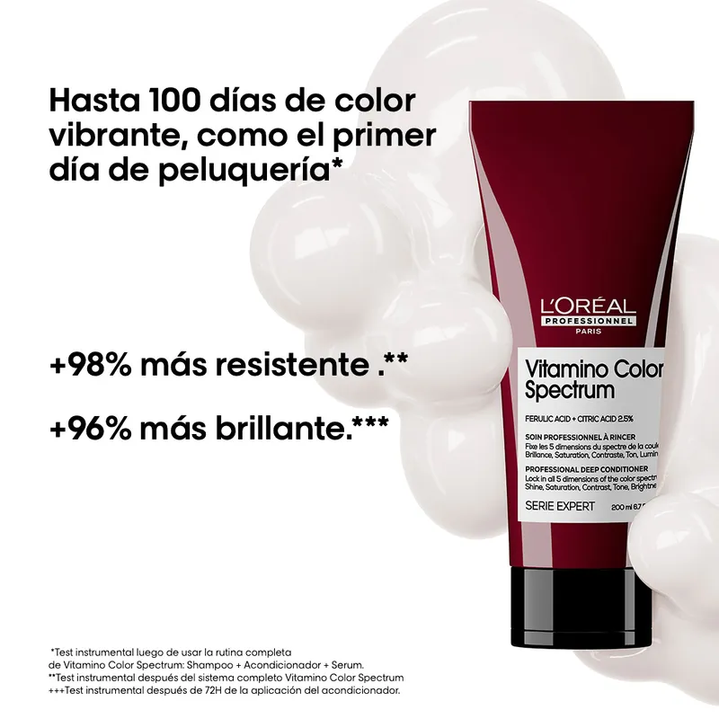 ACONDICIONADOR LOREAL PROFESSIONNEL VITAMINO COLOR SPECTRUM PROTECCIÓN COLOR 200ML - 2