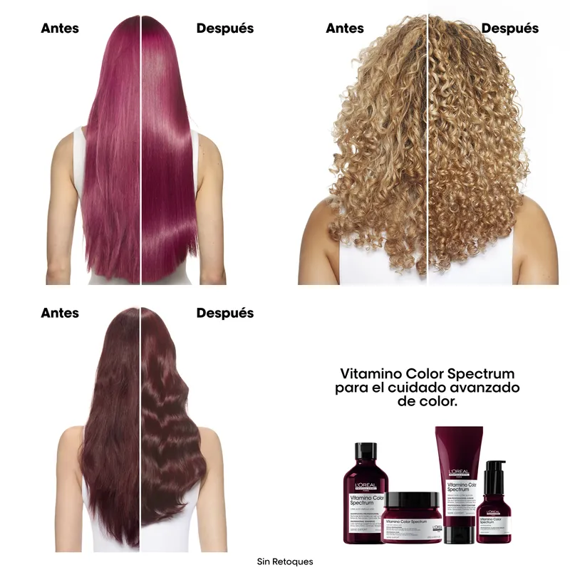 ACONDICIONADOR LOREAL PROFESSIONNEL VITAMINO COLOR SPECTRUM PROTECCIÓN COLOR 200ML - 3