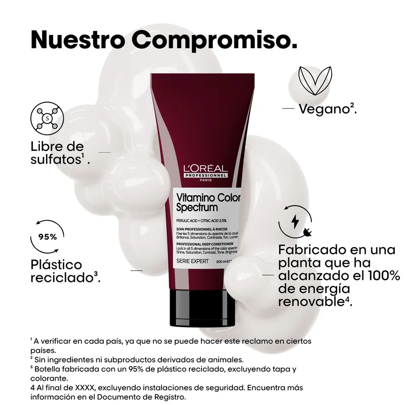 ACONDICIONADOR LOREAL PROFESSIONNEL VITAMINO COLOR SPECTRUM PROTECCIÓN COLOR 200ML - 9
