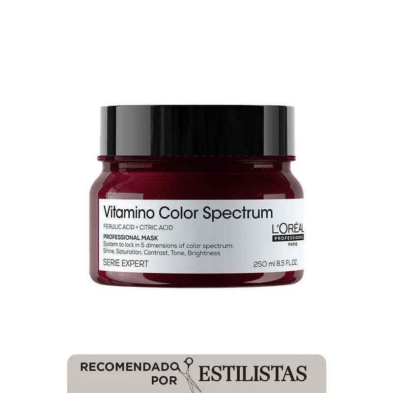 MASCARILLA LOREAL PROFESSIONNEL VITAMINO COLOR SPECTRUM PROTECCIÓN COLOR 250ML - 1