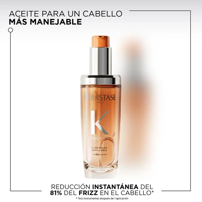 ACEITE CAPILAR DISCIPLINE 75 ML PARA CONTROL DE FRIZZ - 3