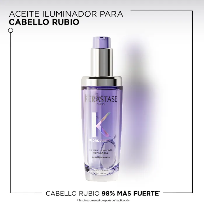 RECARGA ACEITE CAPILAR BLOND 75 ML PARA CUIDADO DE RUBIOS - 3