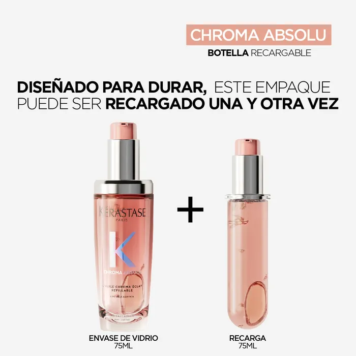 ACEITE CAPILAR CHROMA 75ML PARA CUIDADO DEL CABELLO CON COLOR - 4