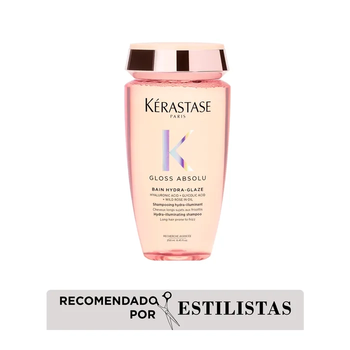 SHAMPOO KÉRASTASE GLOSS ABSOLU BAIN HYDRA-GLAZE ANTI-FRIZZ 250ML - 1