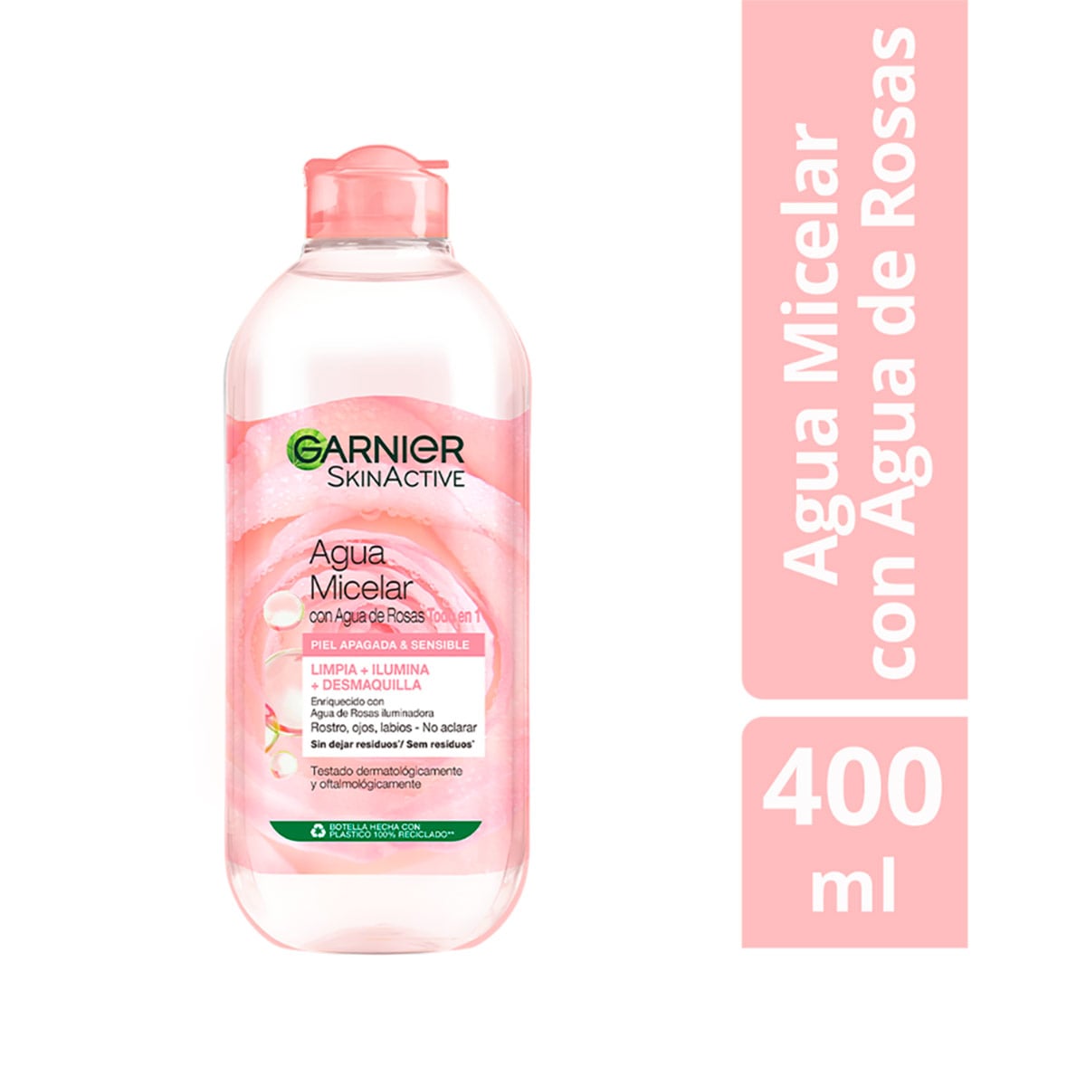 AGUA MICELAR GARNIER ROSAS 400 ML - 1