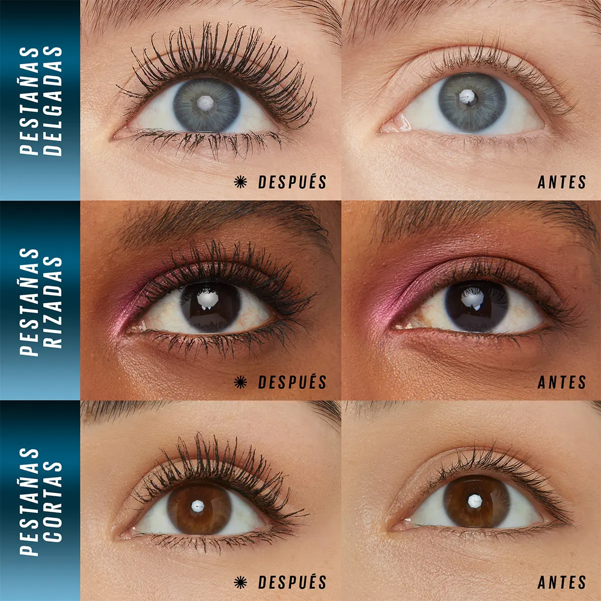 MÁSCARA DE PESTAÑAS MAYBELLINE FIREWORK ELECTRO BLACK - 6