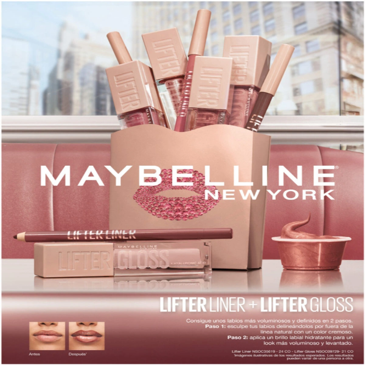 DELINEADOR DE LABIOS MAYBELLINE LIFTER LINER 02 LET'S BOUNCE - 12