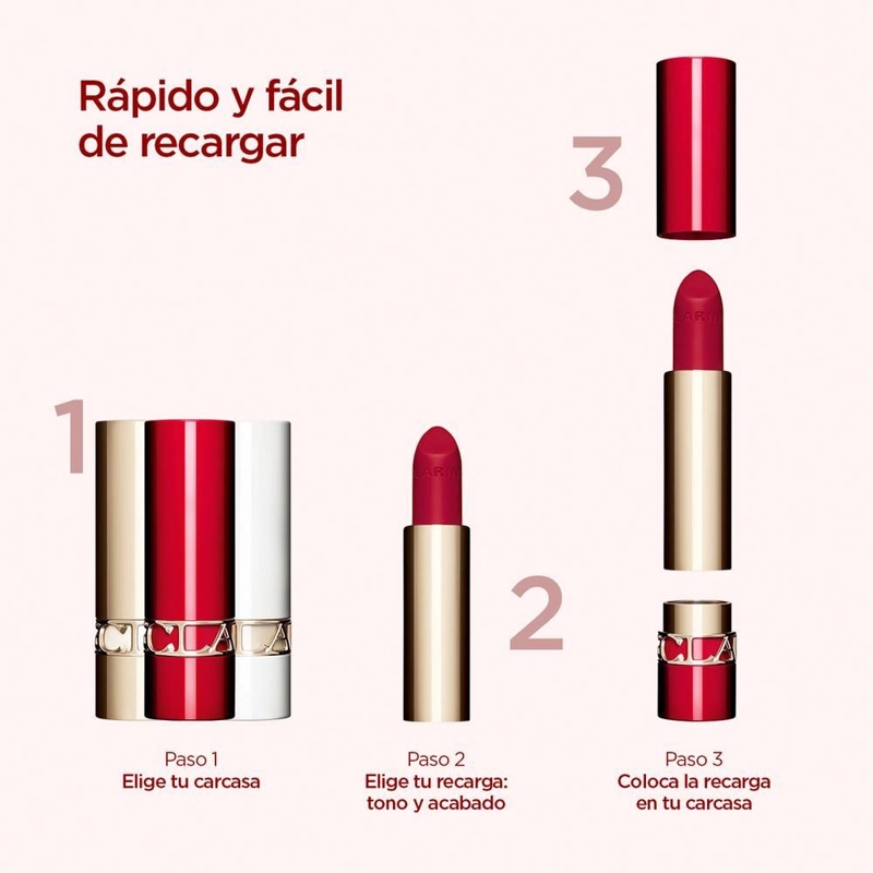 LABIAL CLARINS JOLI ROUGE 795 VELVET - REFILL - 6