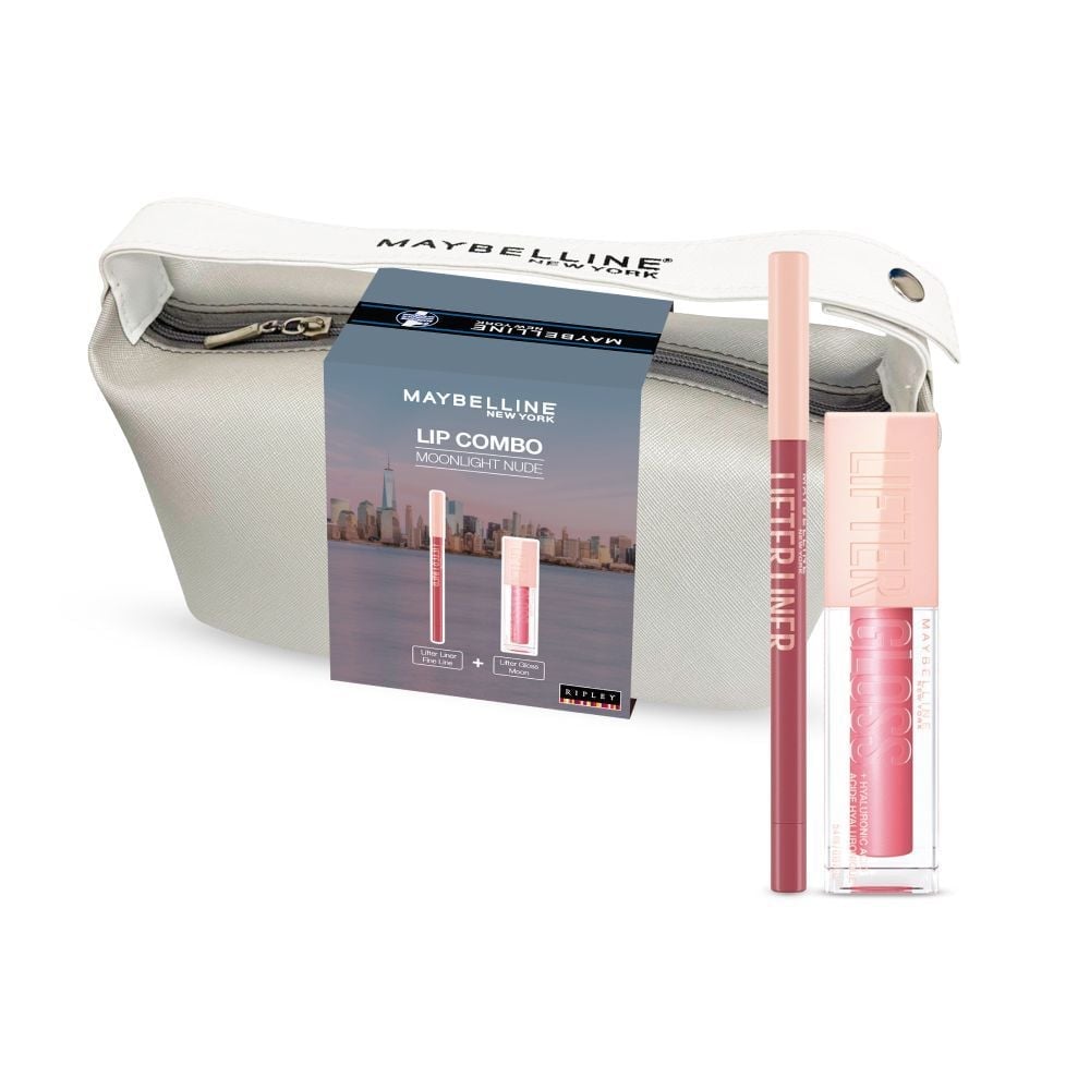 LIP COMBO-LIFTER MAYBELLINE LINER FINE LINE+LIFTER GLOSS MOON - 1