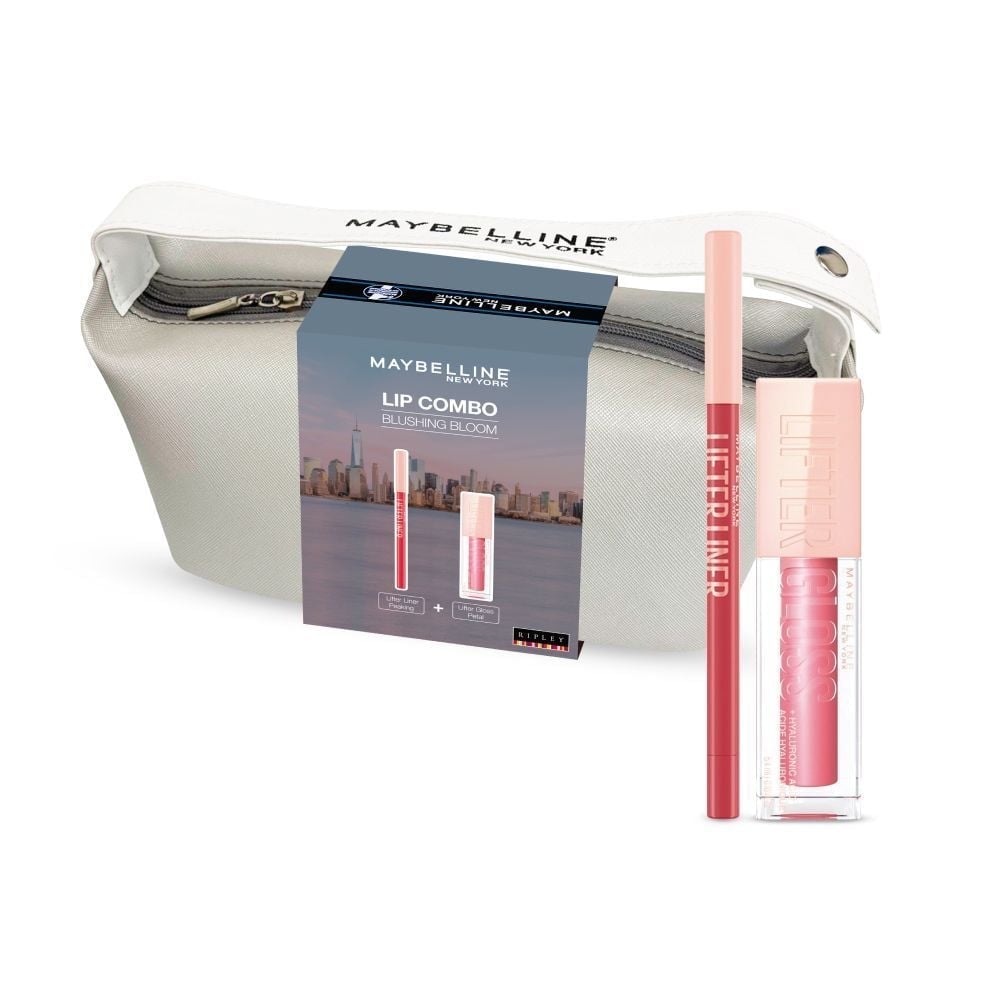 LIP COMBO-LIFTER MAYBELLINE LINER PEAKING+LIFTER GLOSS PETAL - 1