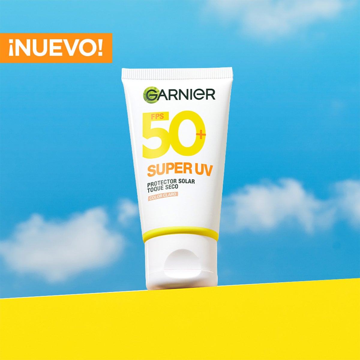 PROTECTOR SOLAR FACIAL GARNIER SUPER UV TOQUE SECO COLOR SPF 50 40ML - 2