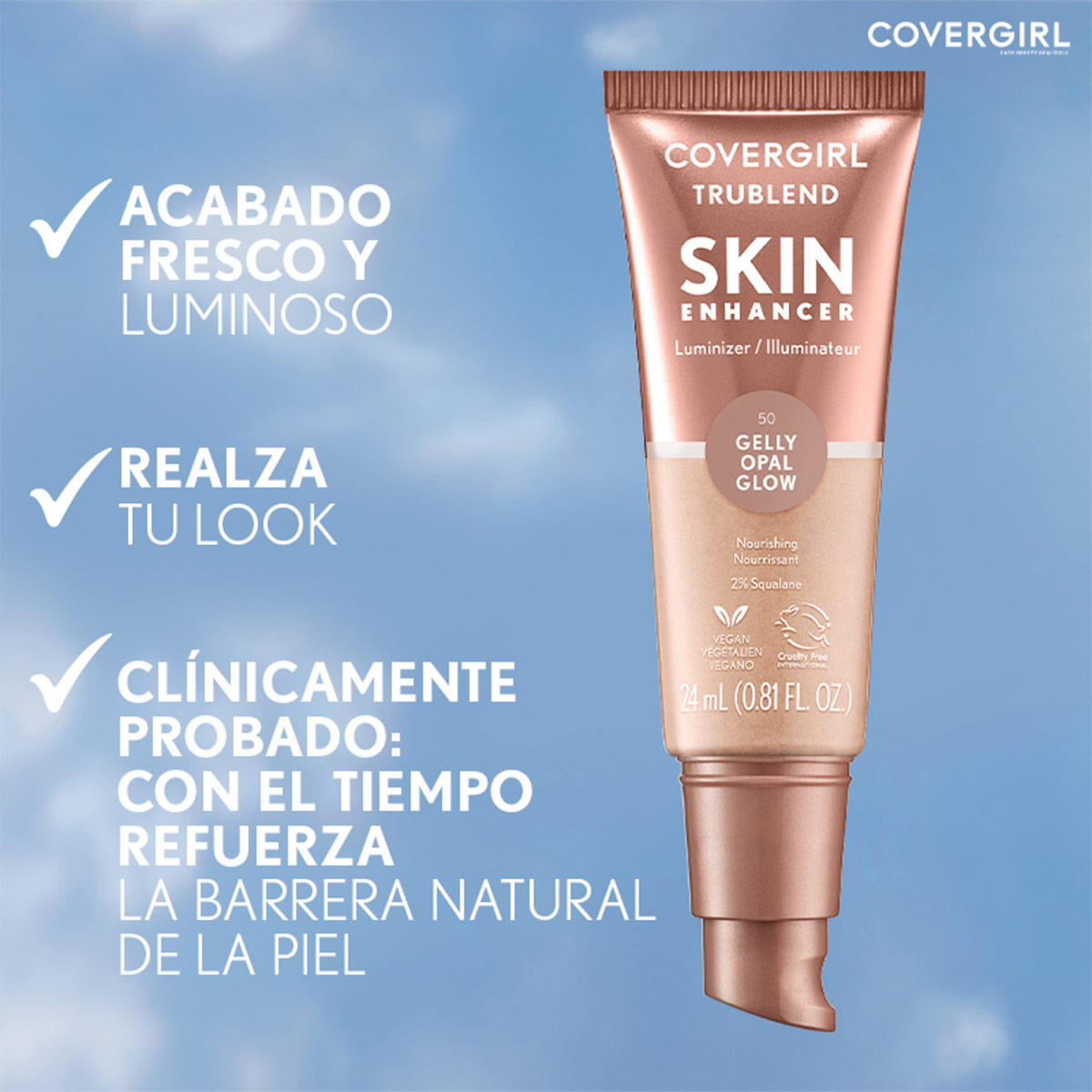 PRIMER LUMINOSO COVERGIRL GELLY OPAL GLOW 50 - 5