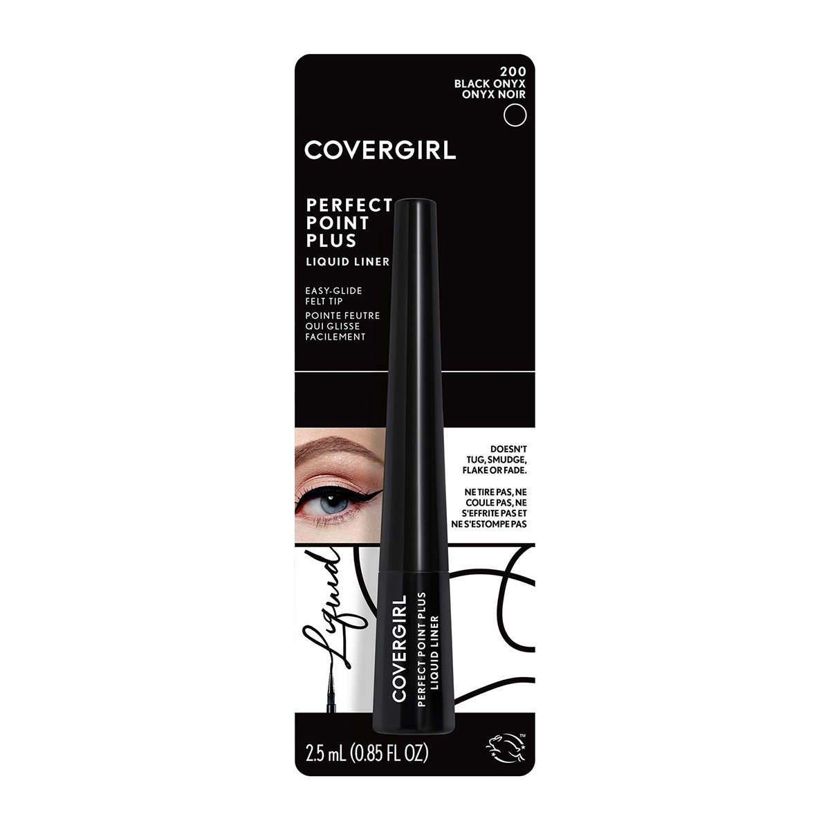DELINEADOR DE OJOS COVERGIRL PERFECT POINT LIQUID LINER BLACK ONYX - 4