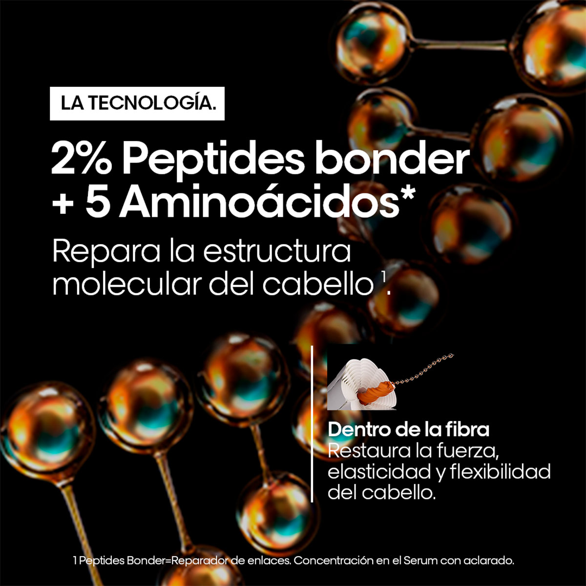 MASCARILLA SIN ENJUAGUE LOREAL PROFESSIONNEL ABSOLUT REPAIR MOLECULAR 50 ML - 6