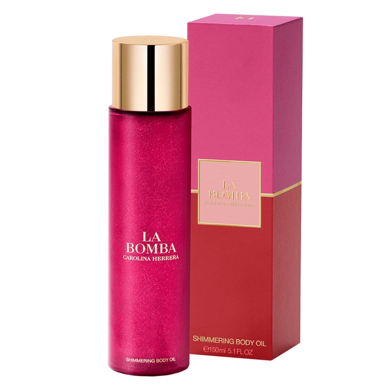ACEITE CORPORAL BRILLANTE CAROLINA HERRERA LA BOMBA SHIMMERING BODY OIL 150 ML - 1