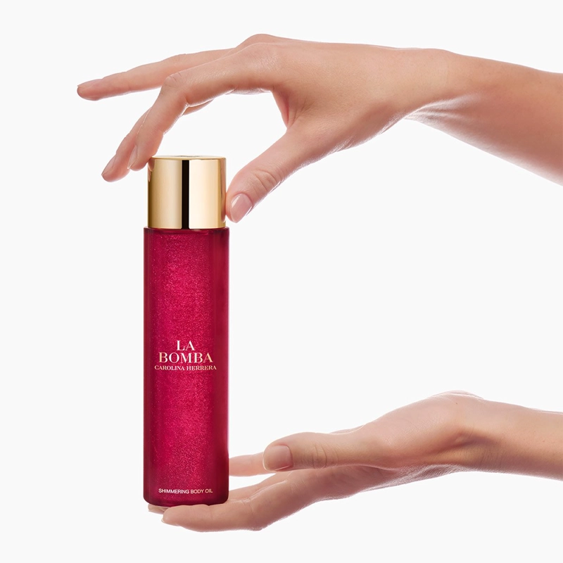 ACEITE CORPORAL BRILLANTE CAROLINA HERRERA LA BOMBA SHIMMERING BODY OIL 150 ML - 3