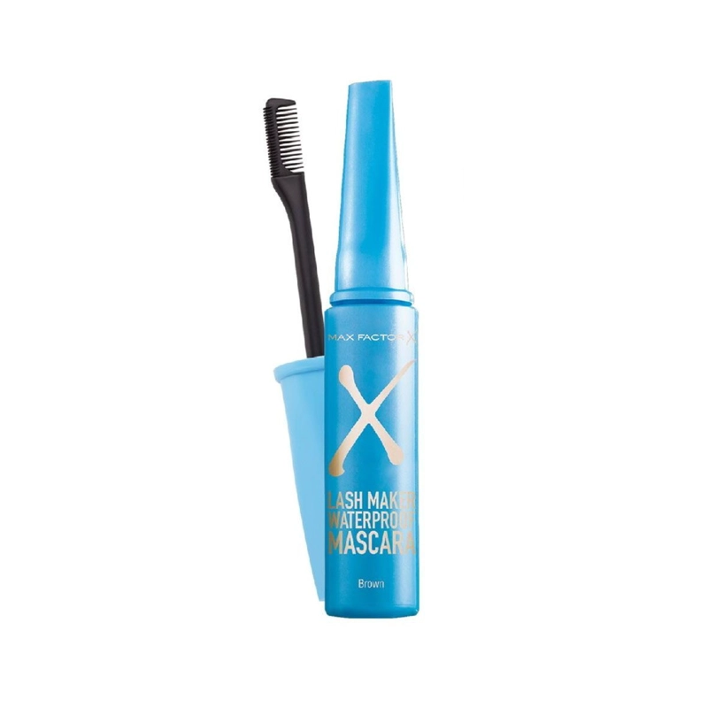 MÁSCARA DE PESTAÑAS MAX FACTOR LASH MAKER MARRÓN WATERPROOF - 1