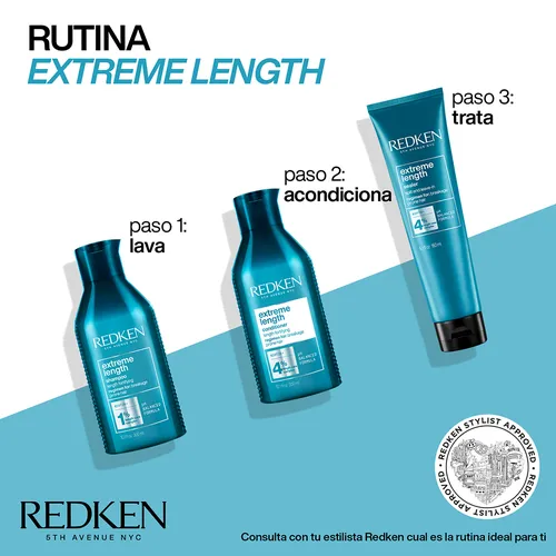 ACONDICIONADOR REDKEN EXTREME LENGTH 300ML - 2