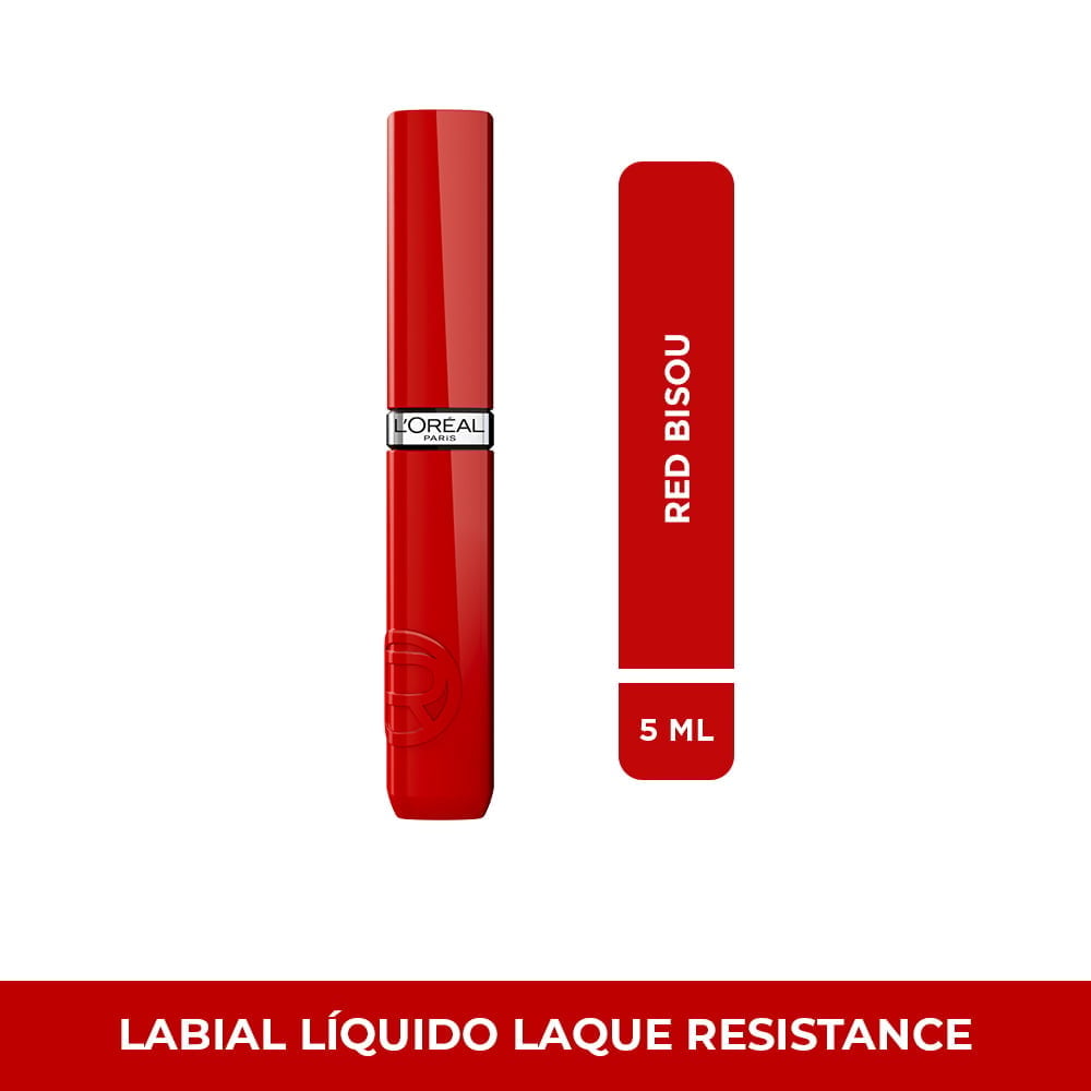 Labial Infallible Laque Resistance Red Bisou - 1
