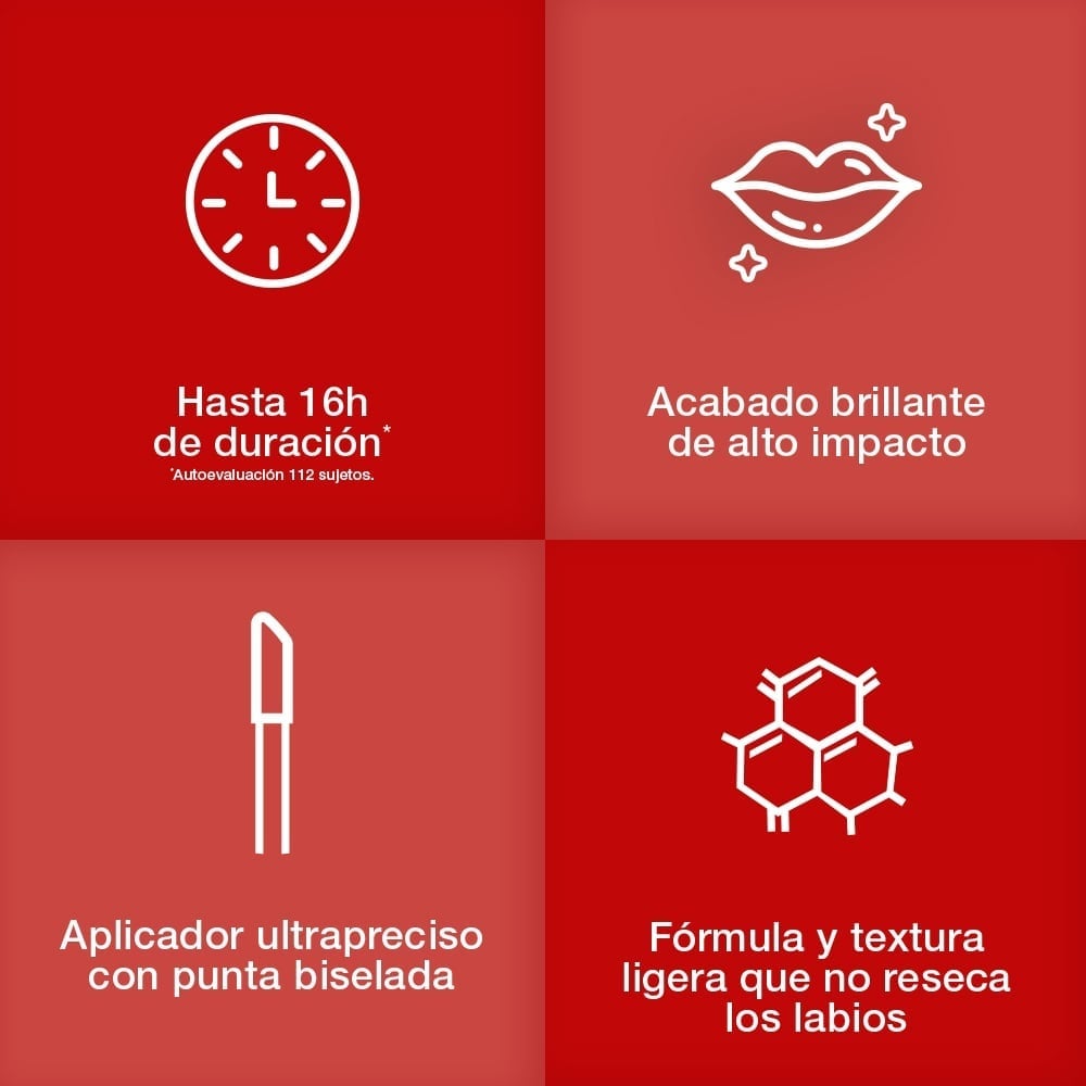 Labial Infallible Laque Resistance Red Bisou - 5