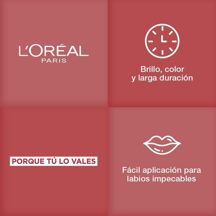 LABIAL L'ORÉAL PARIS INFALLIBLE LAQUE RESISTANCE DRUNK IN ROSE - 4