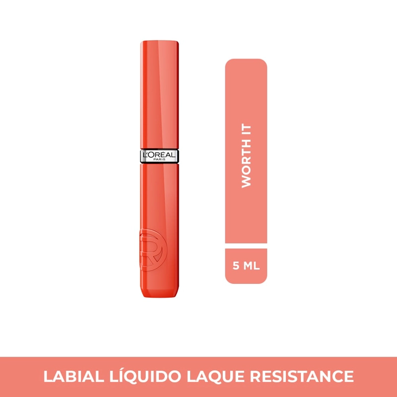 LABIAL L'ORÉAL PARIS INFALLIBLE LAQUE RESISTANCE WORTH IT - 1