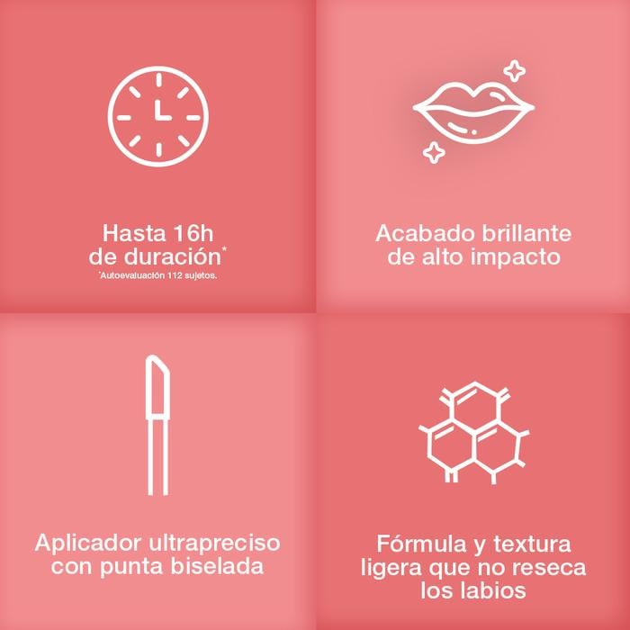 LABIAL L'ORÉAL PARIS INFALLIBLE LAQUE RESISTANCE LE NU ROSE - 4