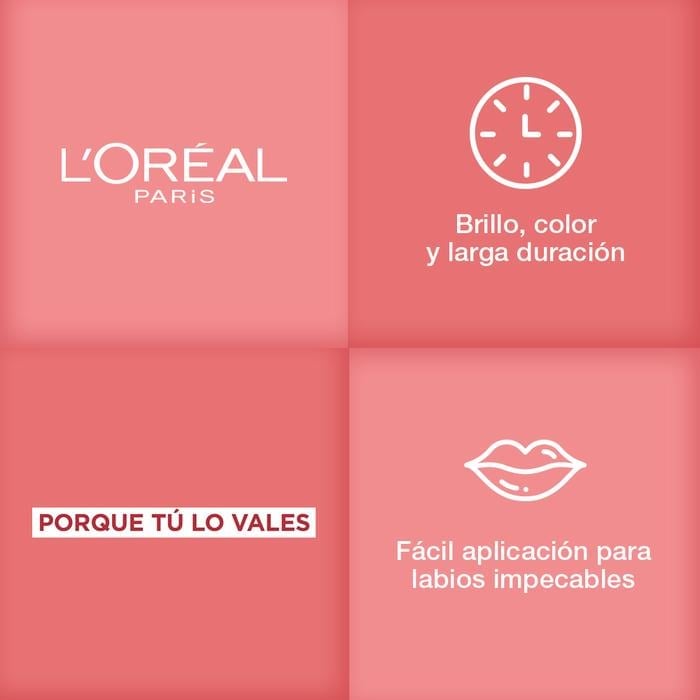 LABIAL L'ORÉAL PARIS INFALLIBLE LAQUE RESISTANCE LE NU ROSE - 5