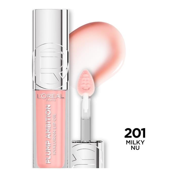 BRILLO LABIAL L'ORÉAL PARIS PLUMP AMBITION MILKY NU - 1