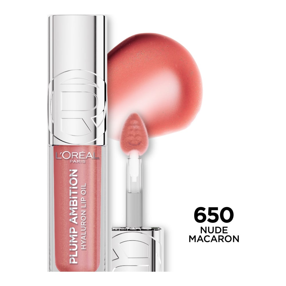 BRILLO LABIAL L'ORÉAL PARIS PLUMP AMBITION NUDE MACARON - 1