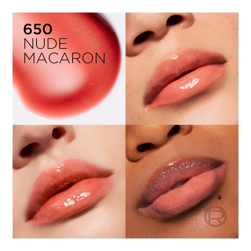 BRILLO LABIAL L'ORÉAL PARIS PLUMP AMBITION NUDE MACARON - 3