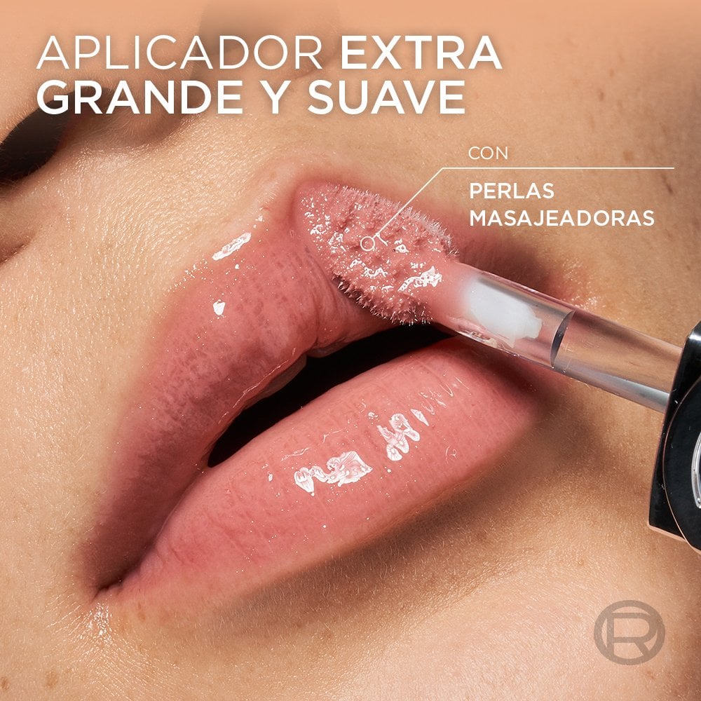 BRILLO LABIAL L'ORÉAL PARIS PLUMP AMBITION NUDE MACARON - 4